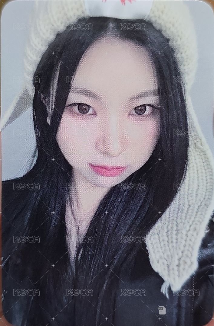 1st EP Album - ACT LIKE THAT el 1.0 線下 簽售卡 토끼비니 ver. 正面