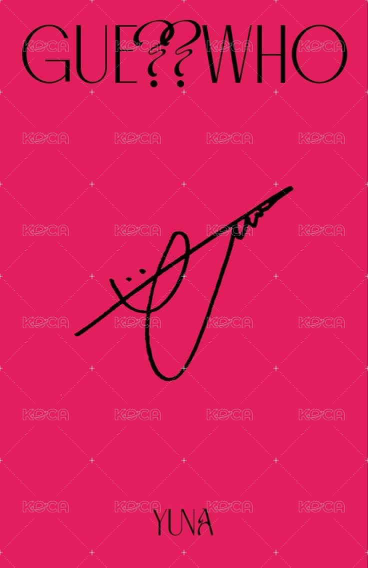GUESS WHO 專輯卡  背面