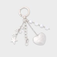 Steady 鑰匙圈吊飾 心型照片吊飾