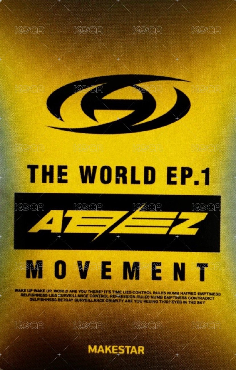Movement ms 1.0 線上 簽售卡  背面