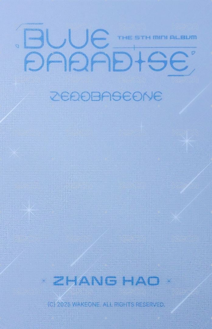 迷五 專輯卡 KEY CAP 固卡 背面