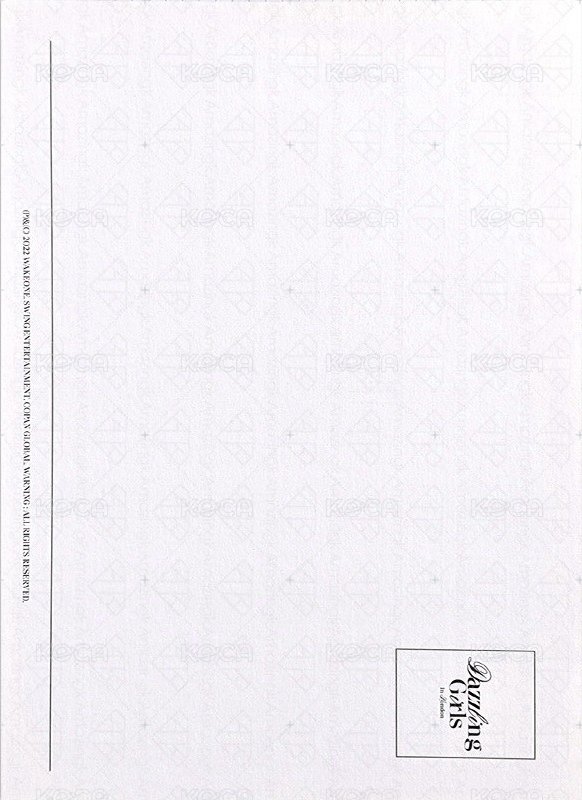 倫敦寫真 wm 明信片  背面