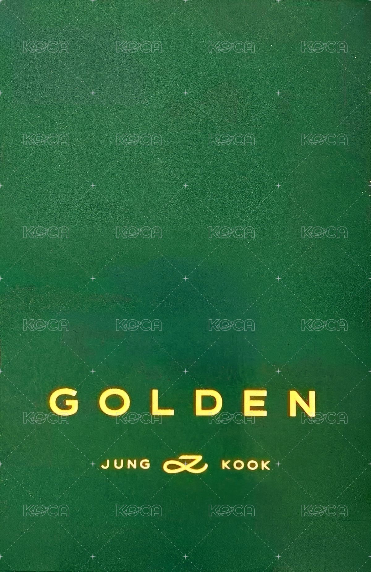 GOLDEN 專輯卡  背面