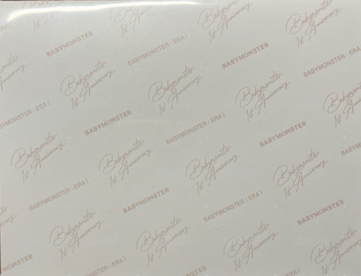 一週年寫真書 明信片  背面