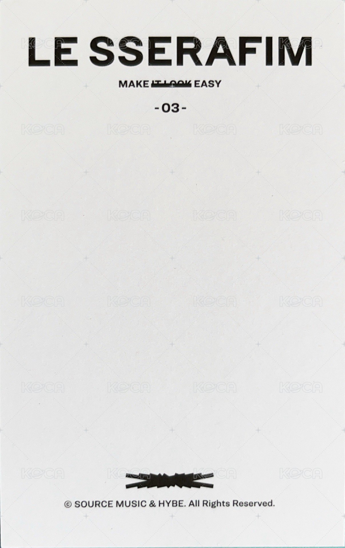 EASY 隨機卡 拍立得卡 背面