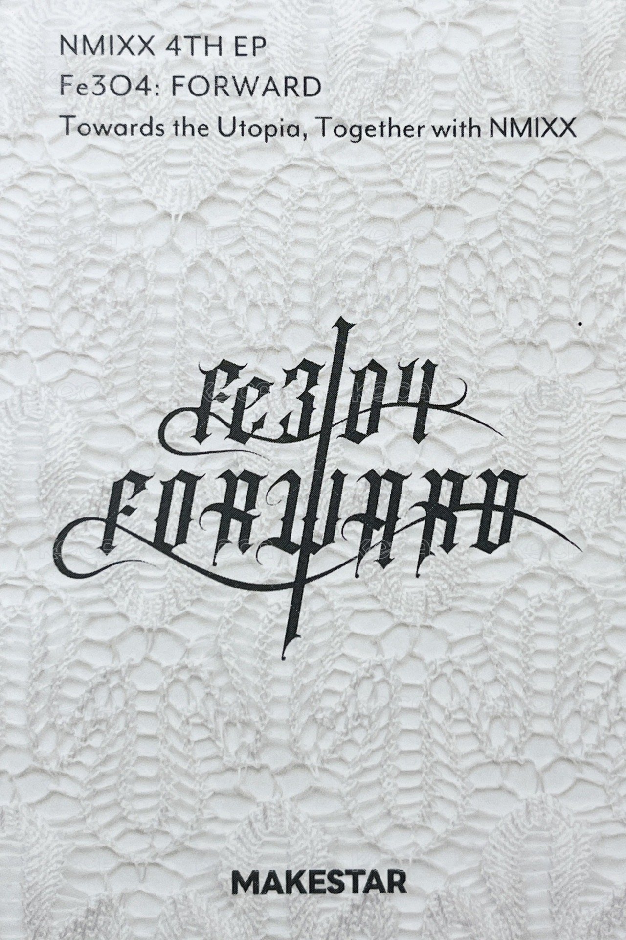 FORWARD ms 15.0 簽售卡 圍巾嫄 背面