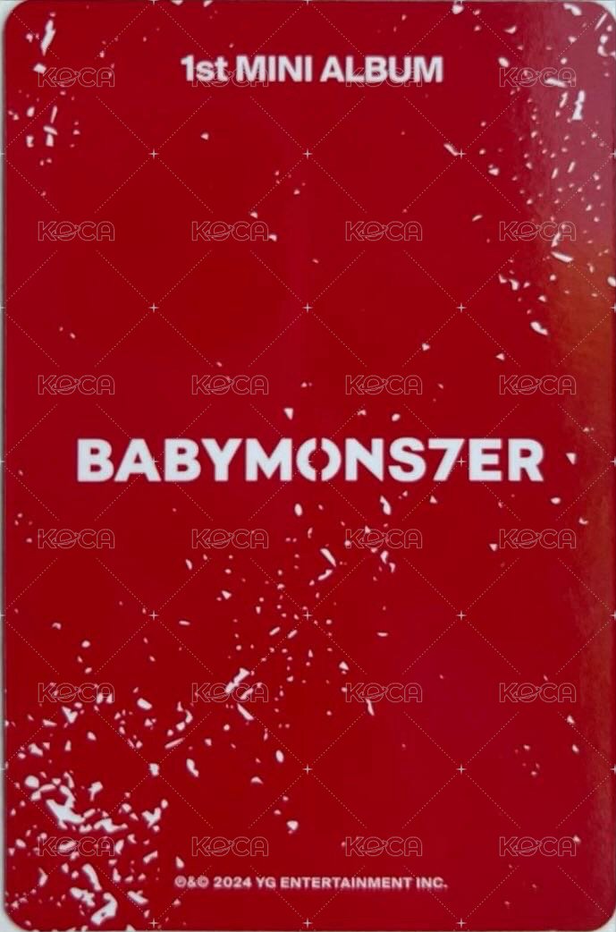 BABYMONS7ER 專輯卡 PB版專卡 Pharita 背面