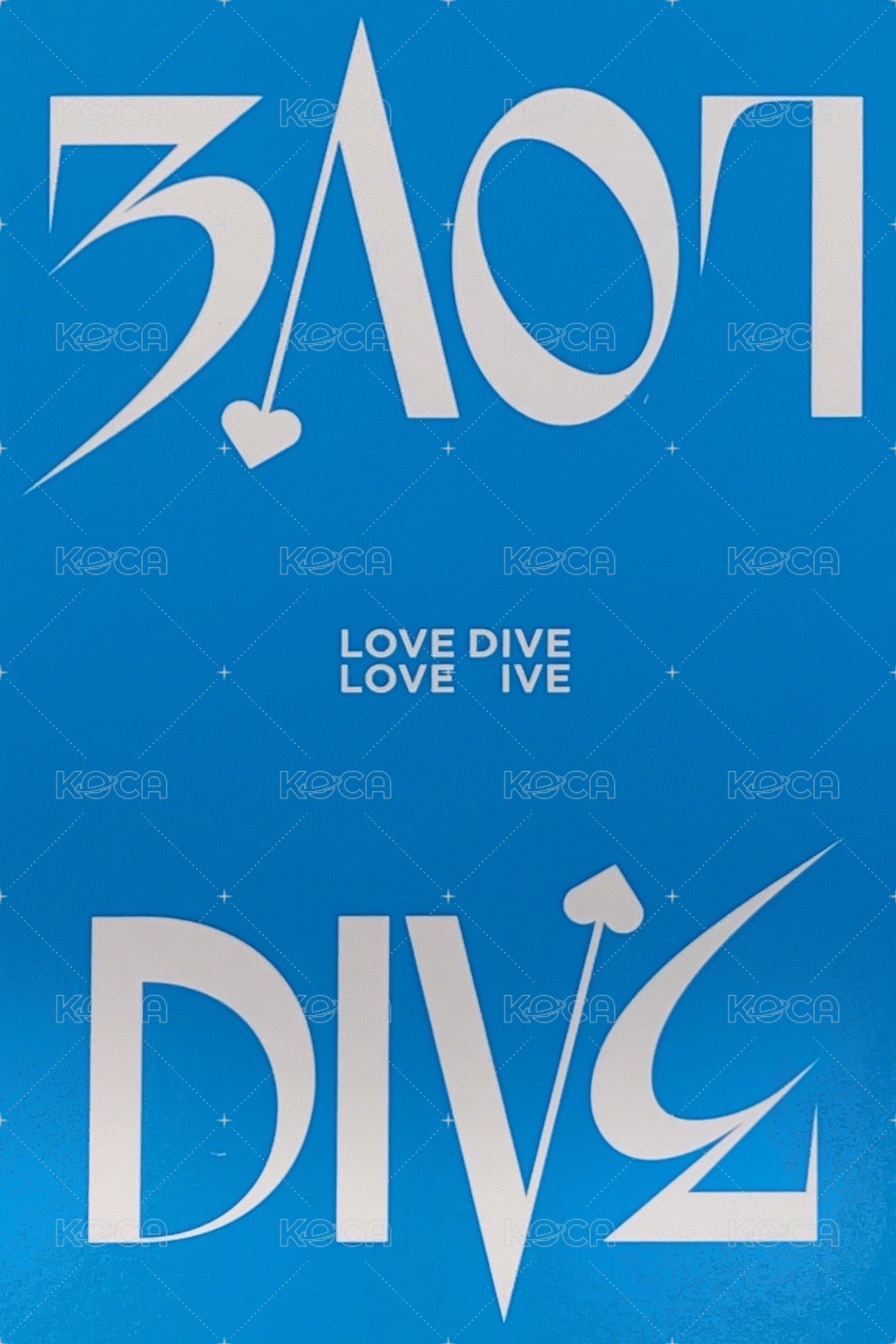 LOVE DIVE 星船 pb 特典卡  背面