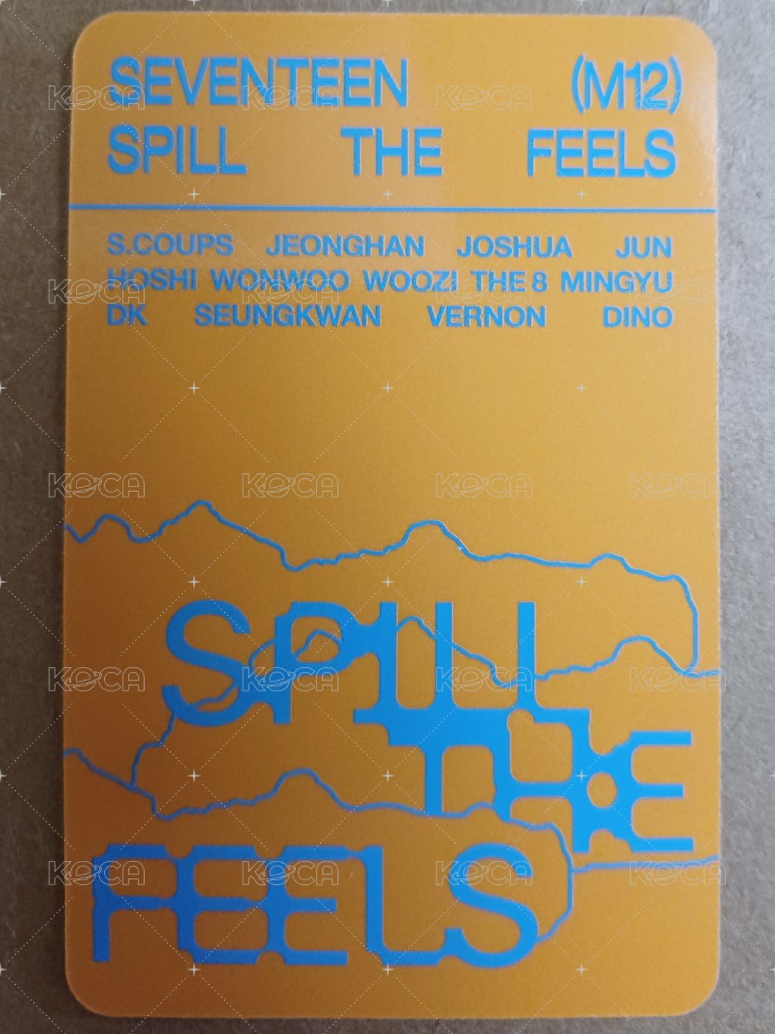 MINI12 專輯卡 FEEL YOU ver. 背面