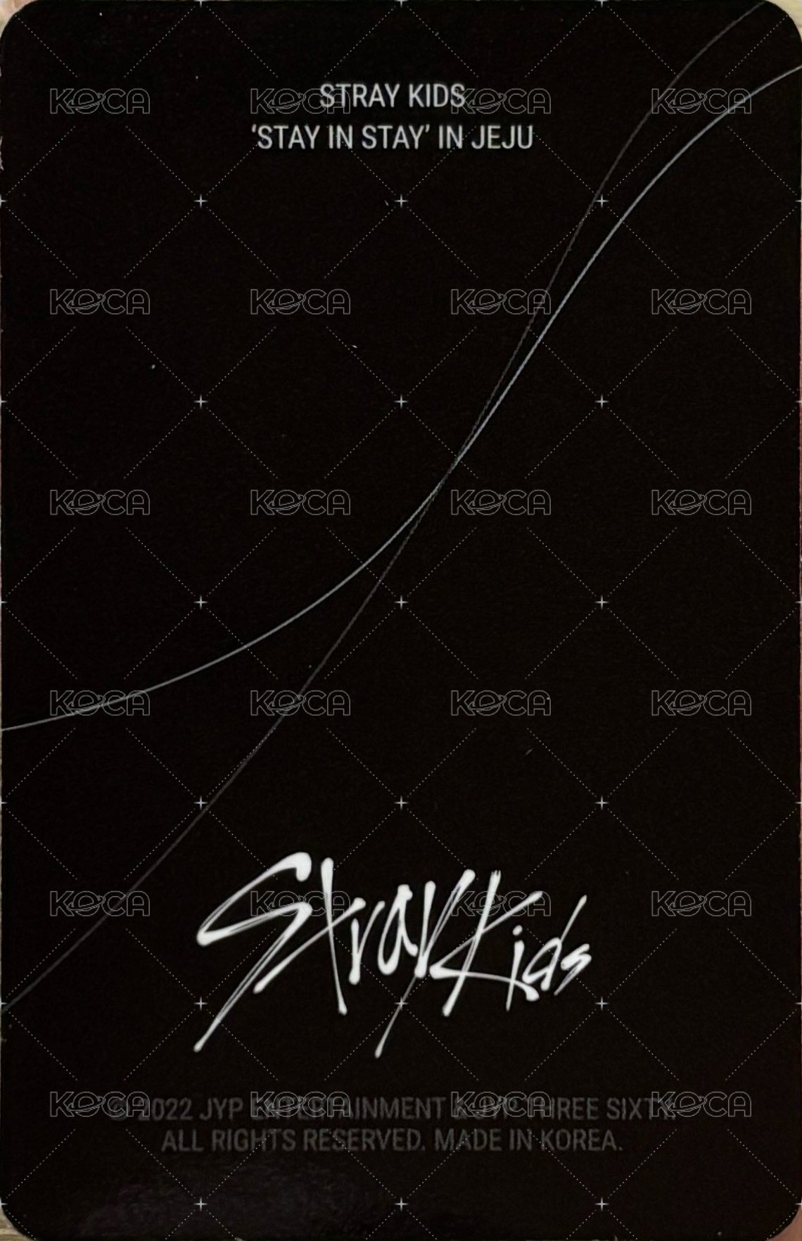 Stay in STAY 周邊卡 線下預售禮 背面