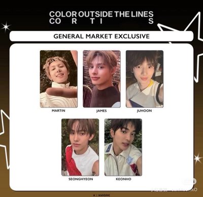 11/10收單 第二團 Cortis KPOPNARA 隨機魚眼特典 隨機未拆專 預購