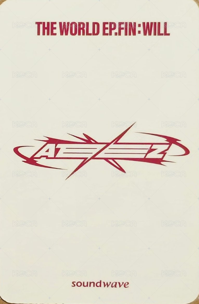 WILL sw 特典卡  背面