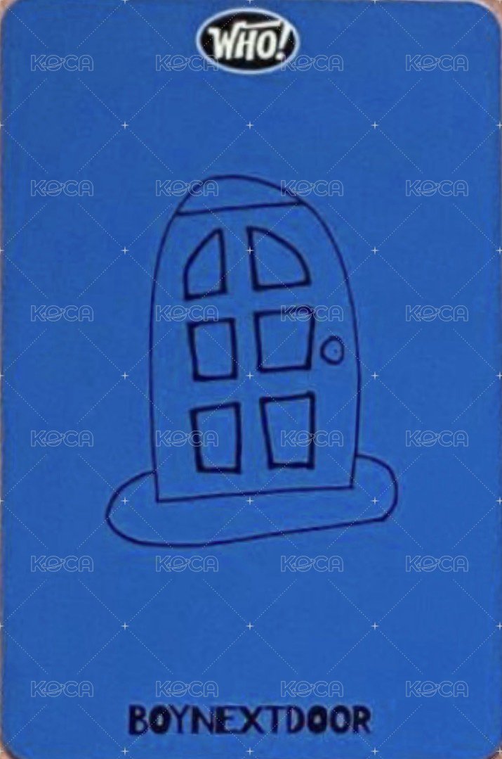 WHO! 打歌卡 出道2 背面