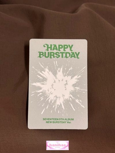 S.Coups 勝哲 正五 NEW BURSTDAY Ver.專卡