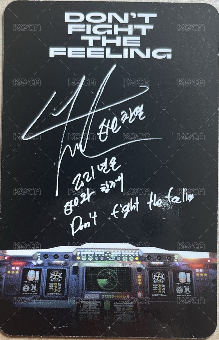 DFTF 專輯卡 Photobook ver.  背面