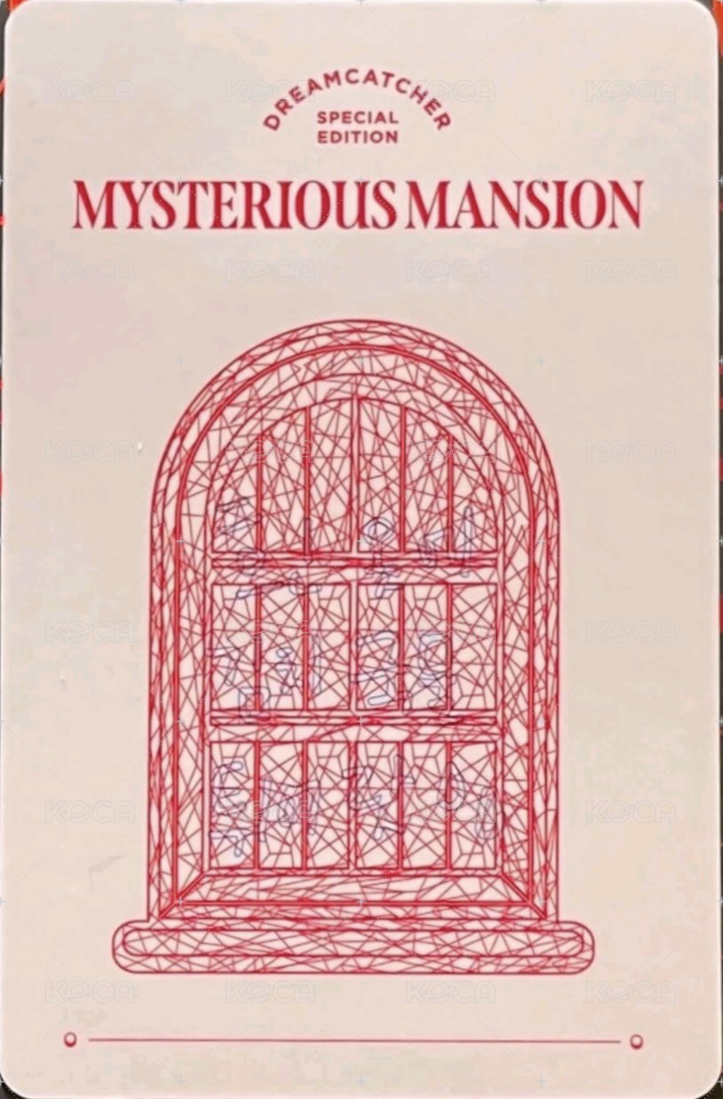 Mysterious Mansion 周邊卡  背面