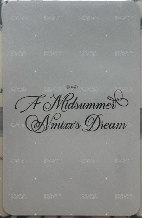 仲夏夜 k4 特典卡 預售友 背面