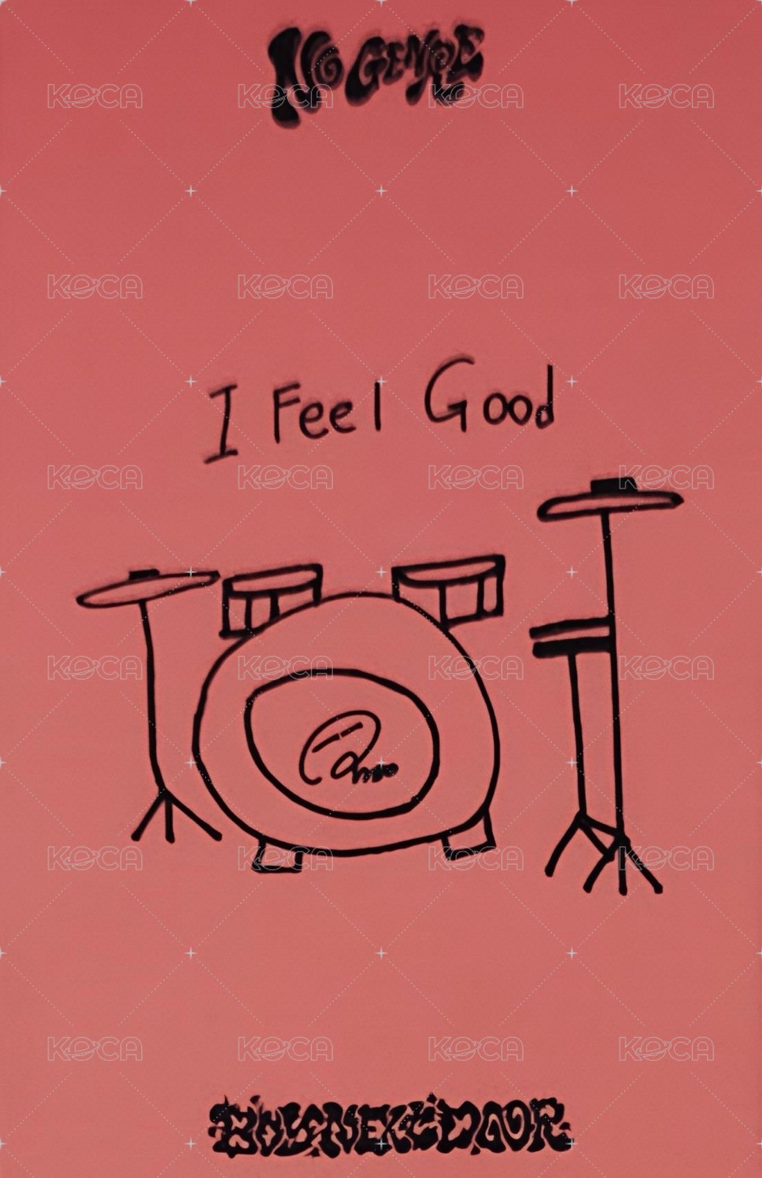 No Genre 打歌卡 1.0 2 背面