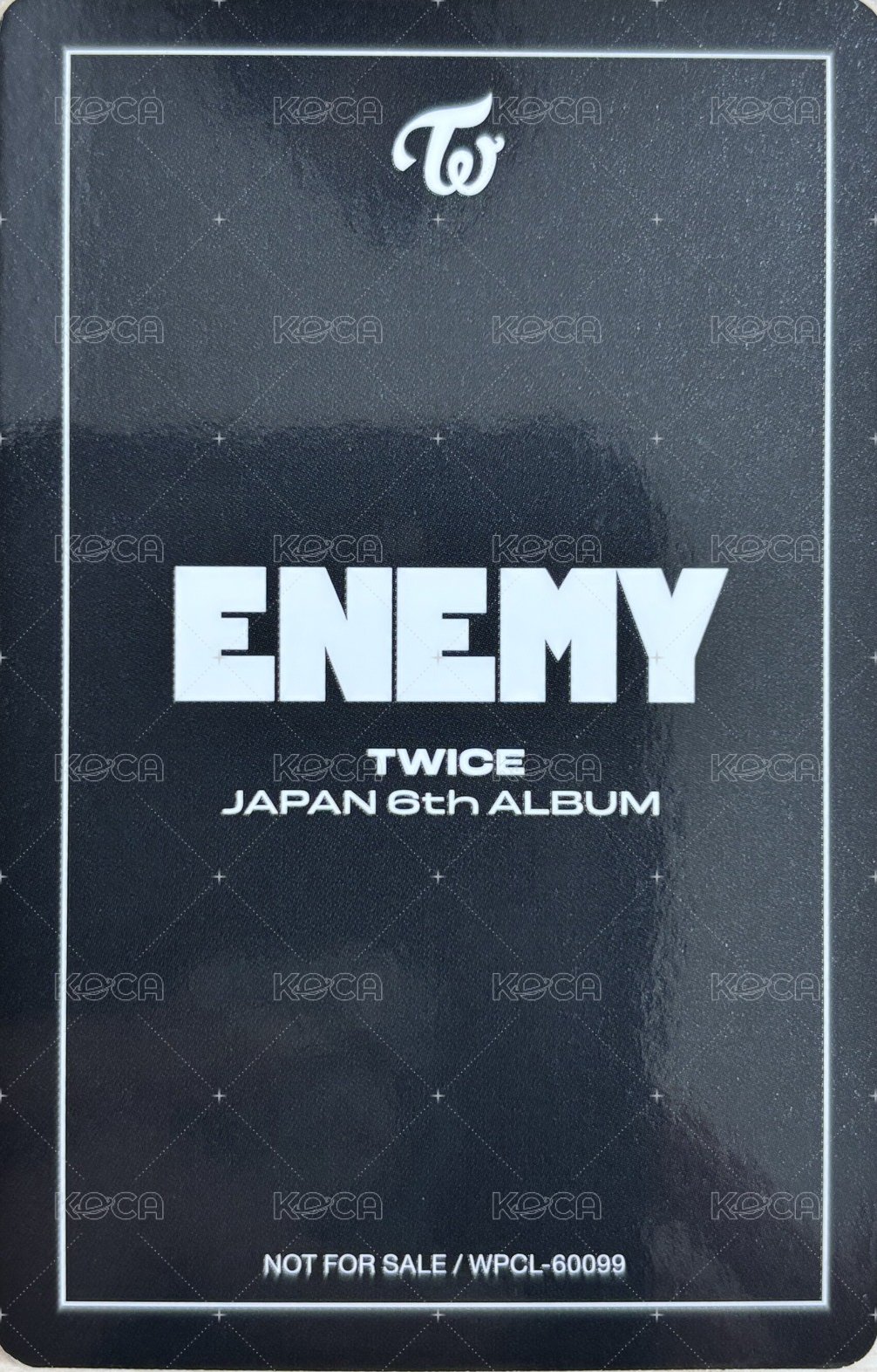 ENEMY 專輯卡 子瑜盤 背面