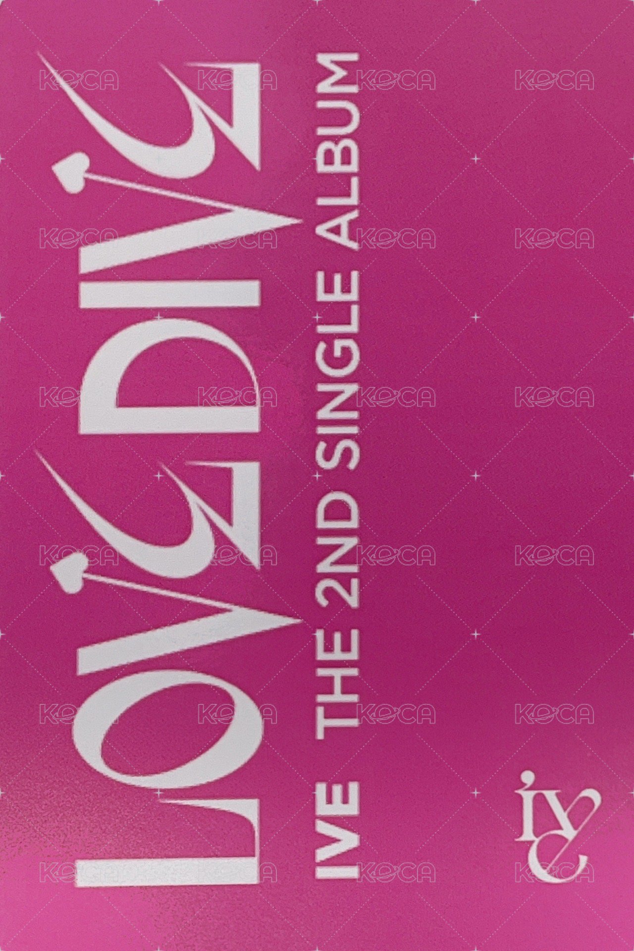 LOVE DIVE k4 簽售卡 2.0秋 背面