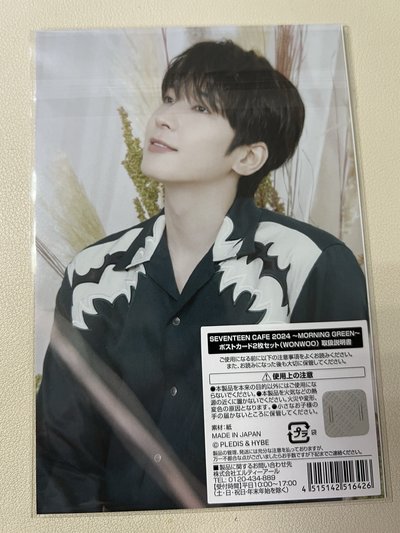 seventeen CAFE 2024~MORNING GREEN~圓佑明信片組（2入）