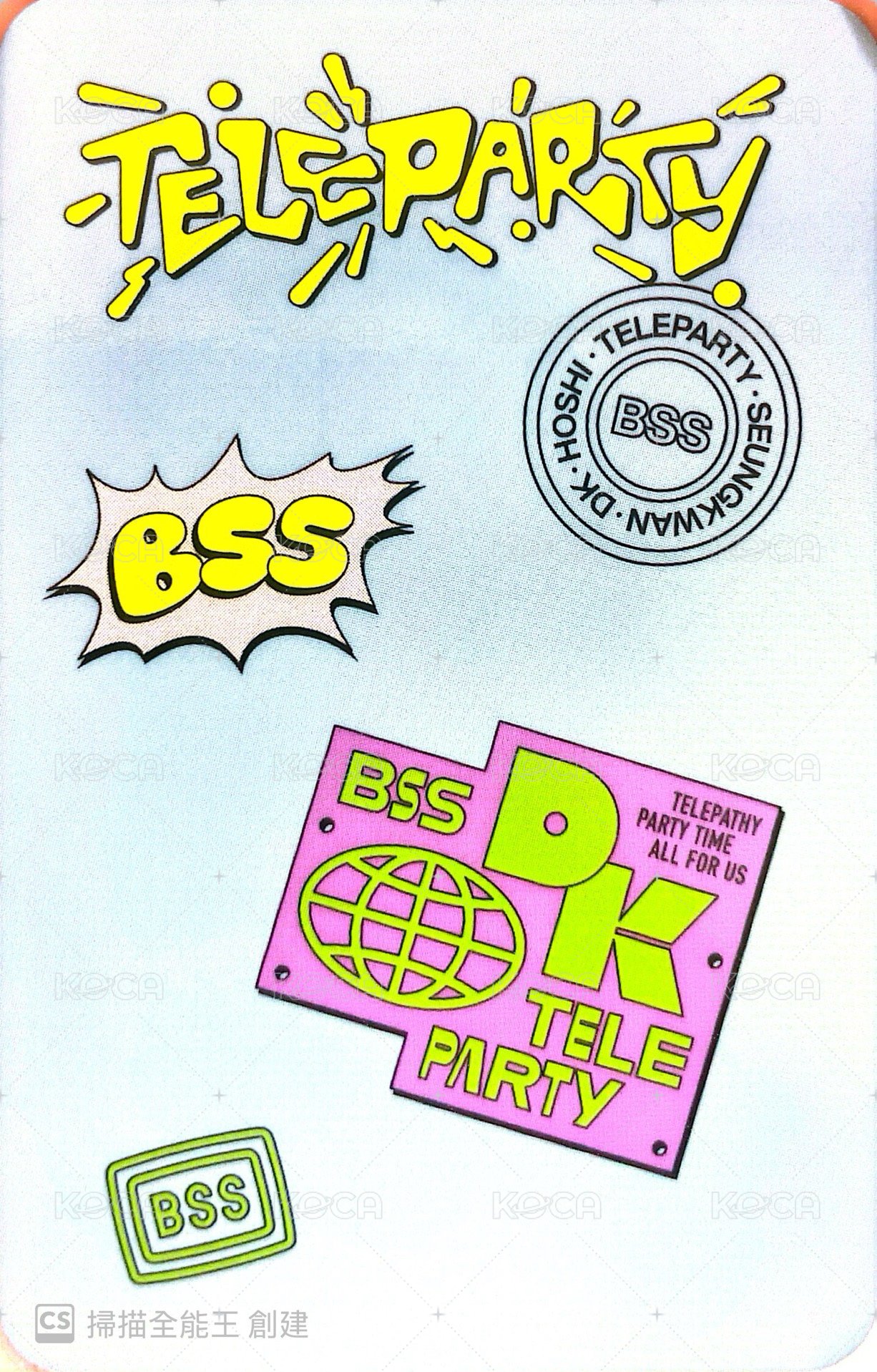 ‘TELEPARTY’ yes24 特典卡  背面