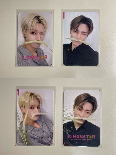 K-MONSTAR Lemon drop特典卡 雙面卡