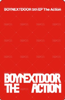 The Action 塔店 預售 特典卡 官拍 背面