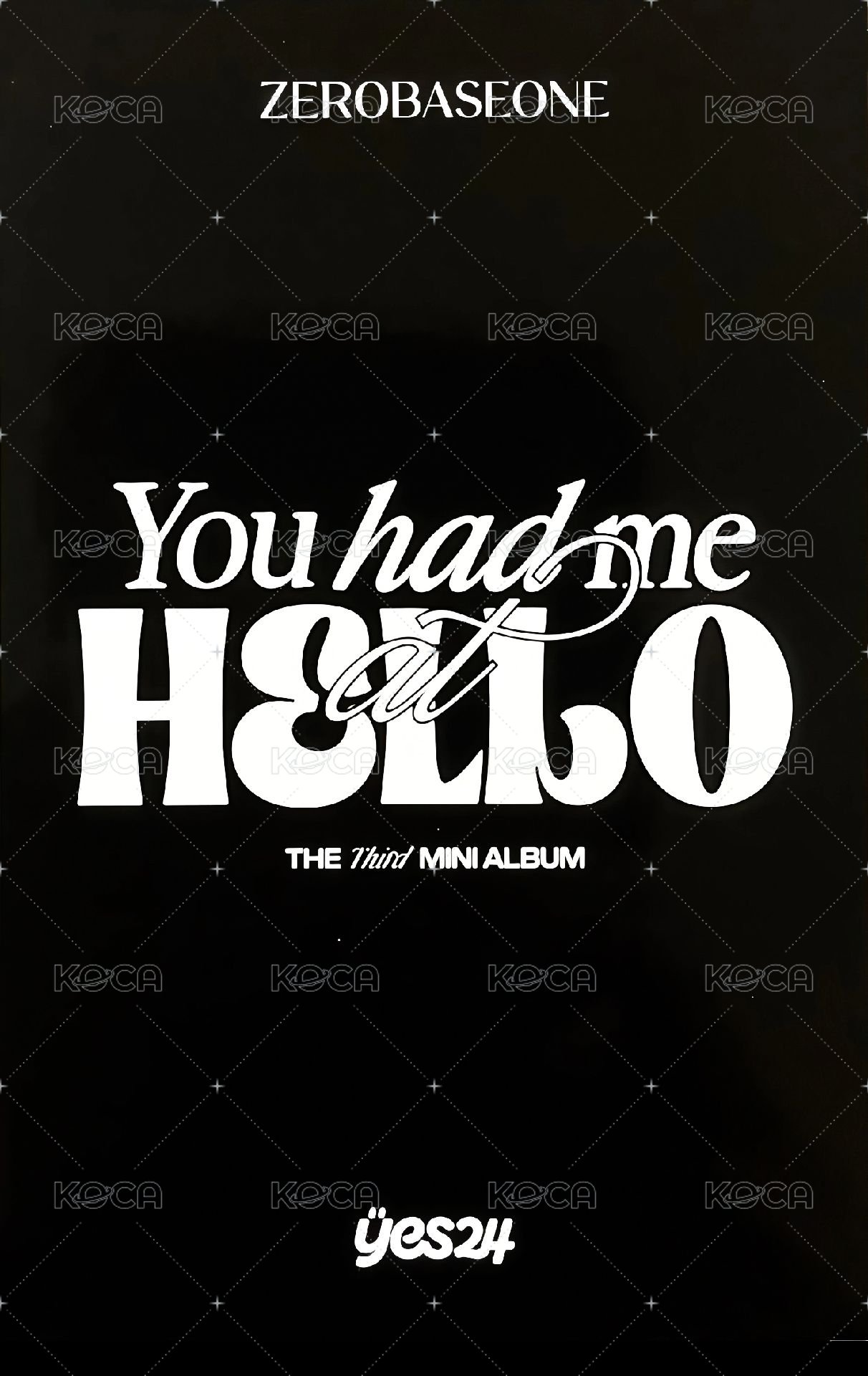 迷三 yes24 特典卡 KAKAO玩偶 ver. 背面