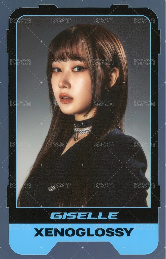 Girls 專輯卡 K版角色吉 正面