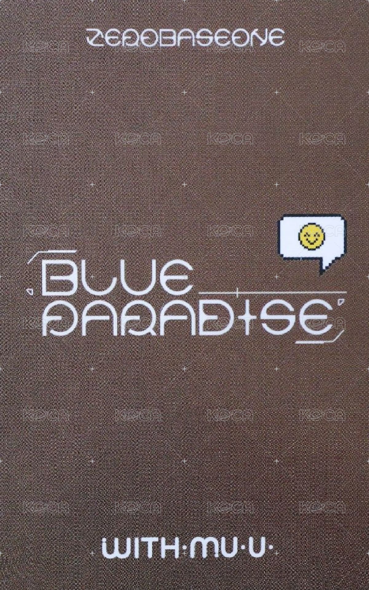 迷五 wm 特典卡 微笑ver. 背面