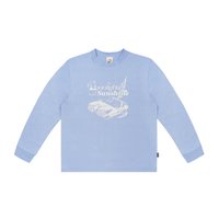 1週年快閃 服飾衣著 圓領長袖 藍