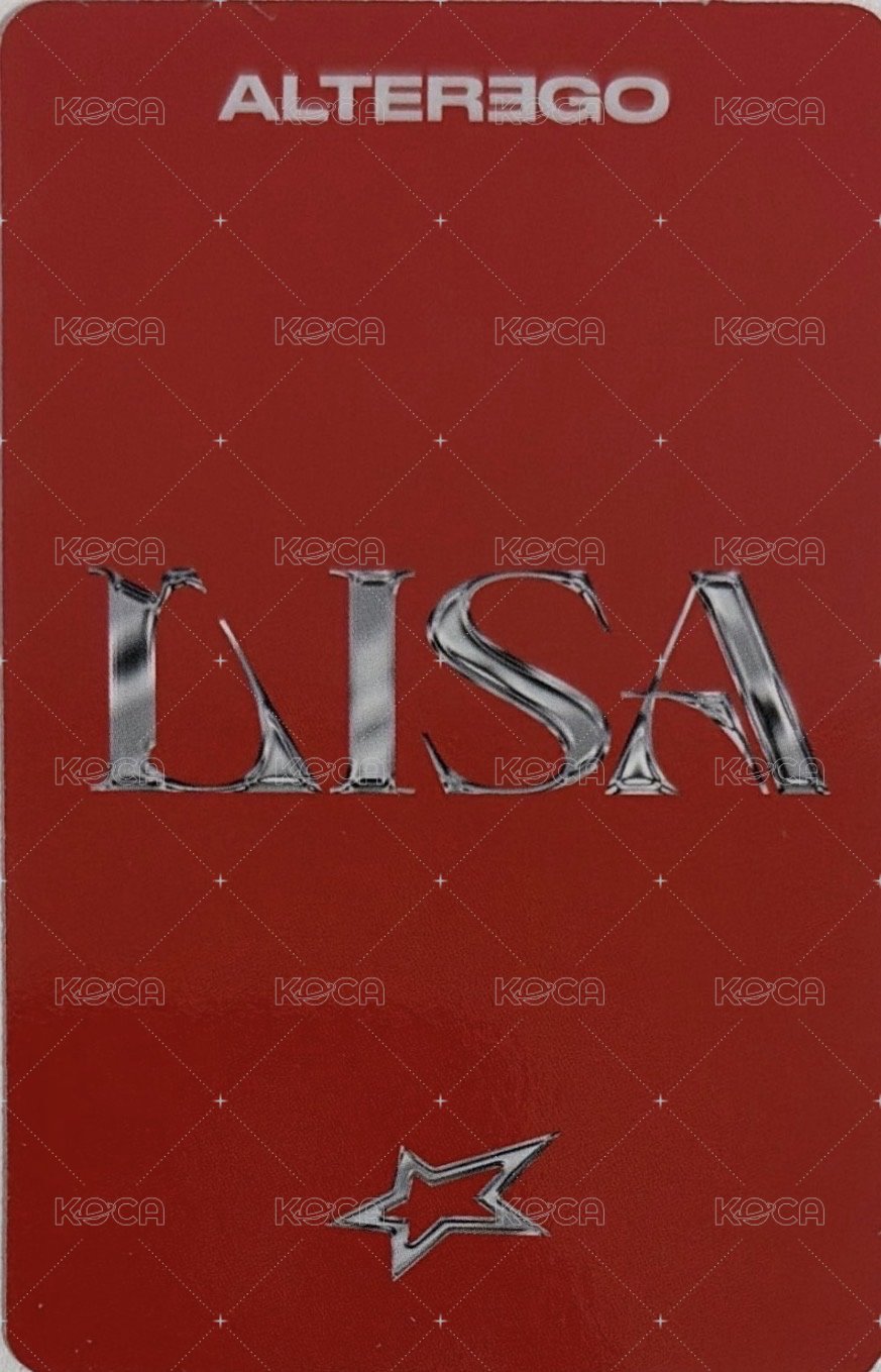 ALTEREGO target 特典卡  背面