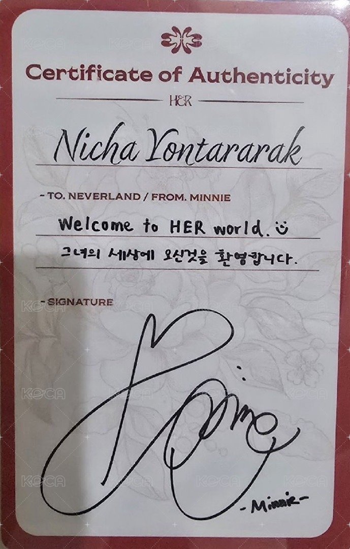 HER 專輯卡 專卡 背面