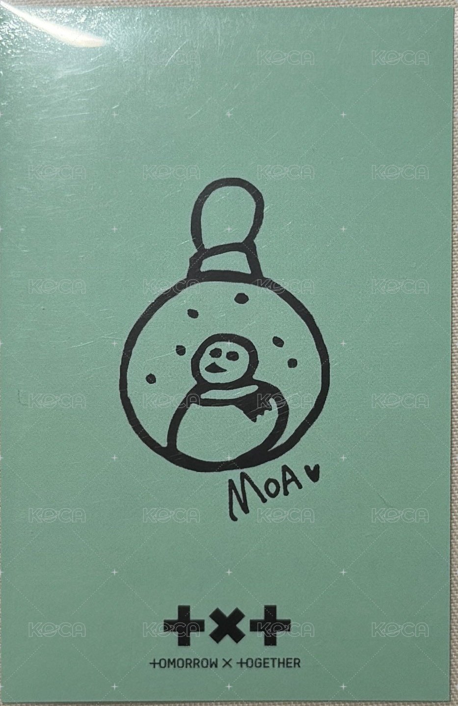 打歌卡 2024 sbs聖誕公放 背面