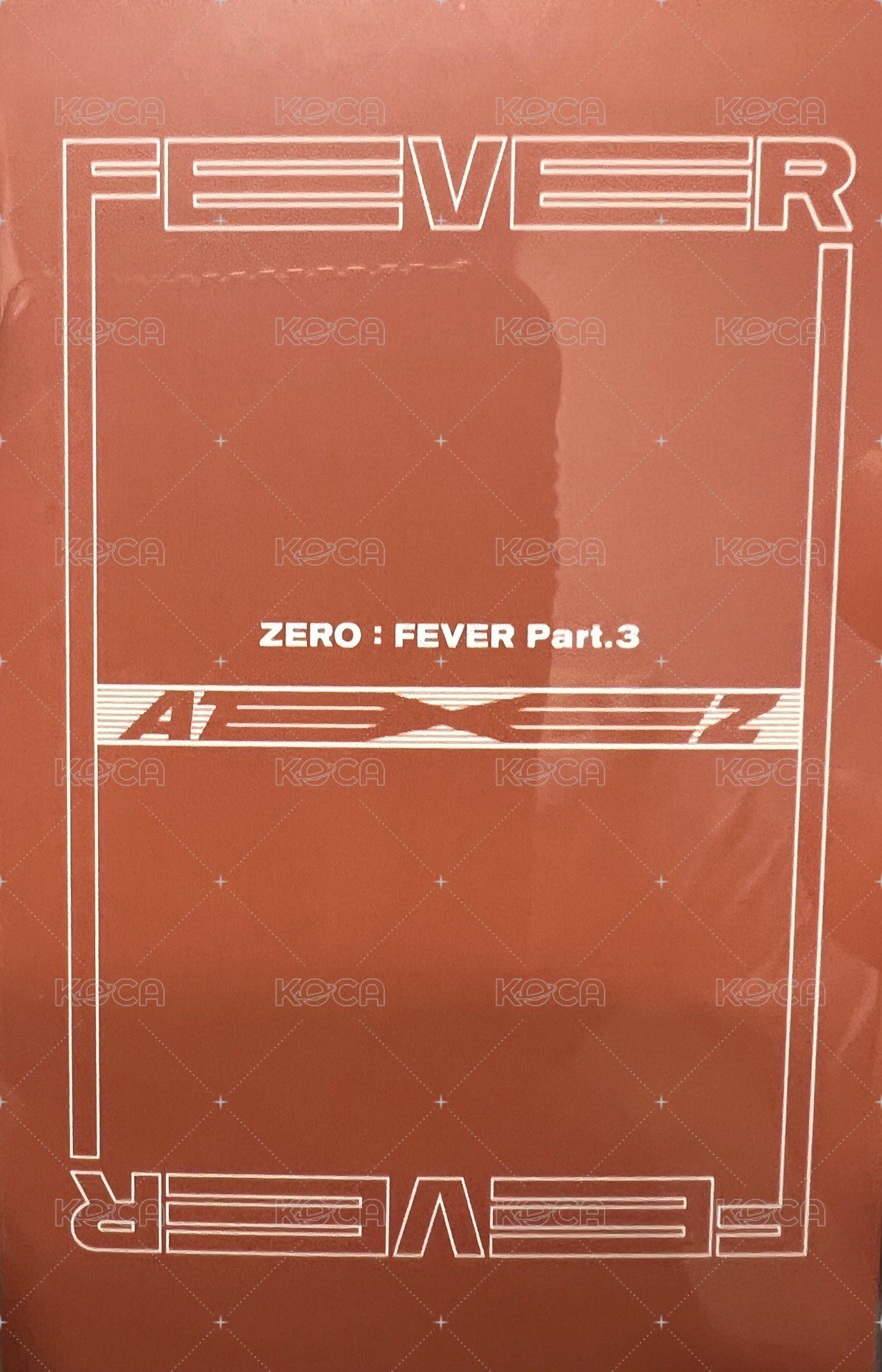 FEVER再版專 專輯卡  背面