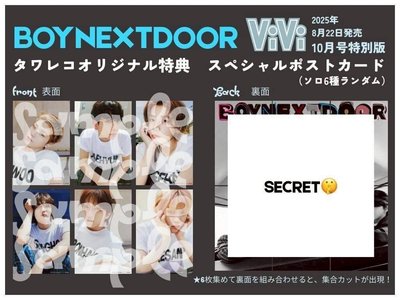 [預購] Boynextdoor Vivi雜誌 特別版與通常版