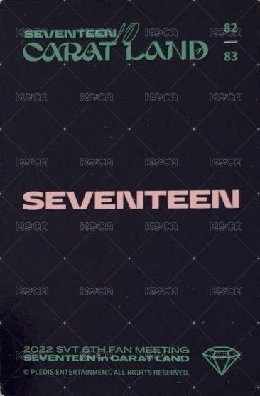 22‘克拉島 隨機卡  背面