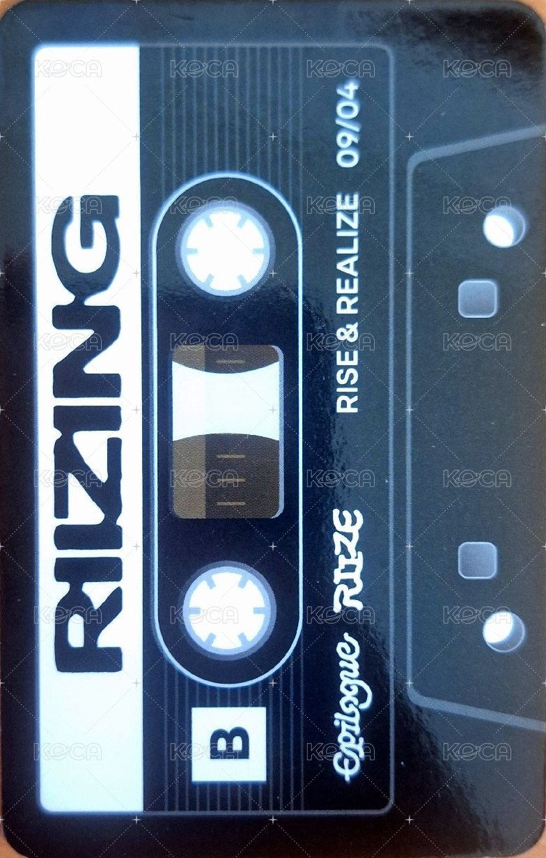 RIIZING EP 快閃 周邊卡 磁帶卡 背面