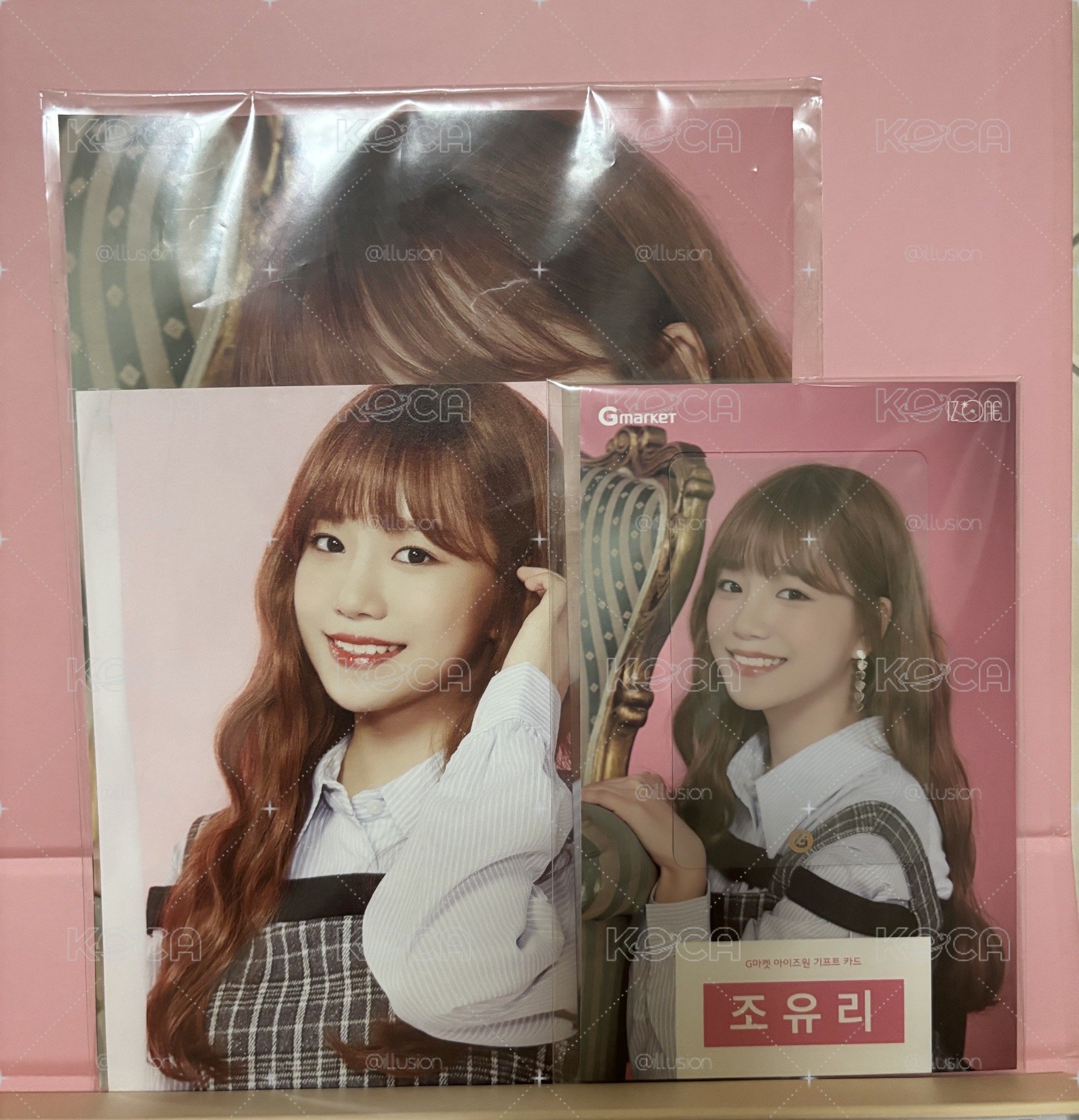 IZONE 柔理 G市聯名 禮品卡 明信片
