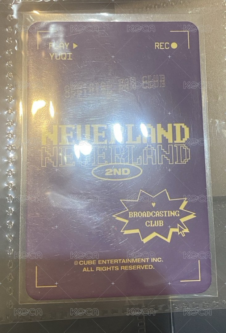 二期會員禮 會員禮卡  背面