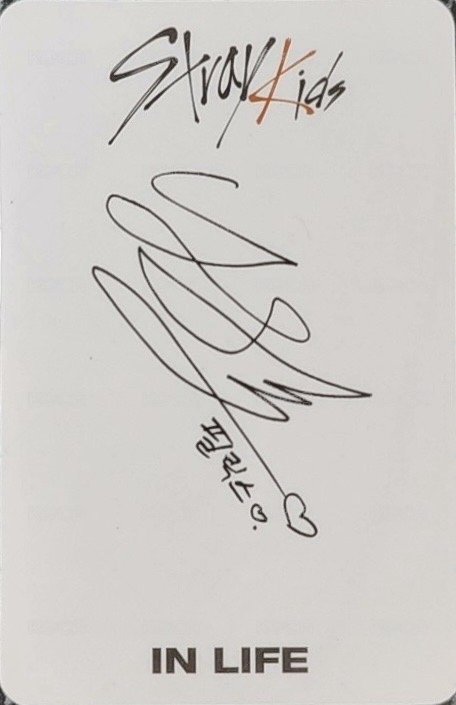 IN生 yzy 1.0&2.0 簽售卡  背面