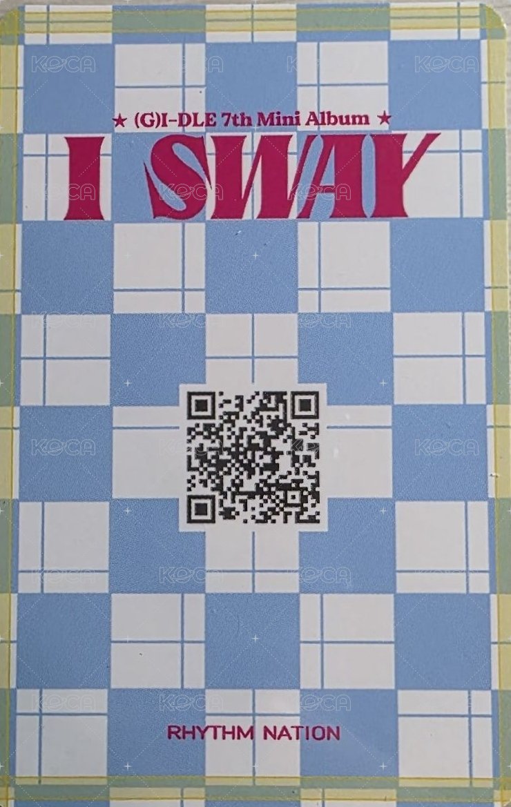 I SWAY rn 2.0 幸運卡 語音卡 背面