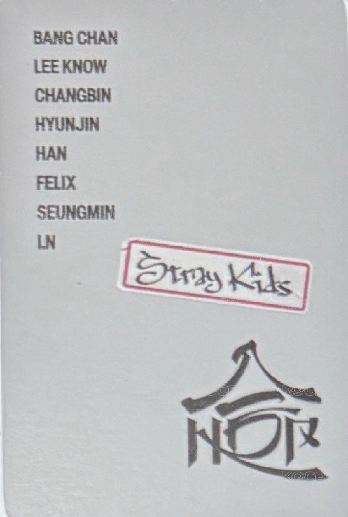 合(HOP) 快閃店 滿額卡  背面