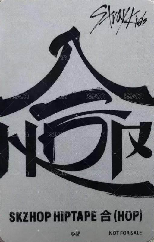 合(HOP) JYP JAPAN 特典卡  背面