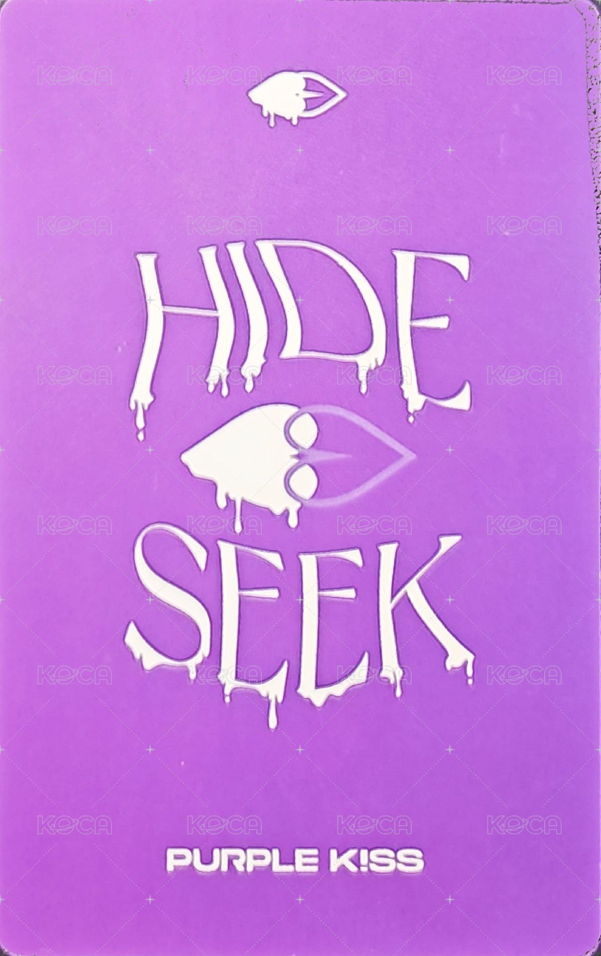 Hide & Seek am 2.0 特典卡  背面