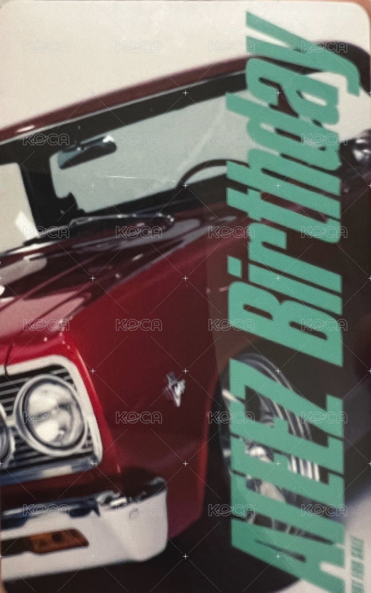 Birthday 塔店 特典卡  背面