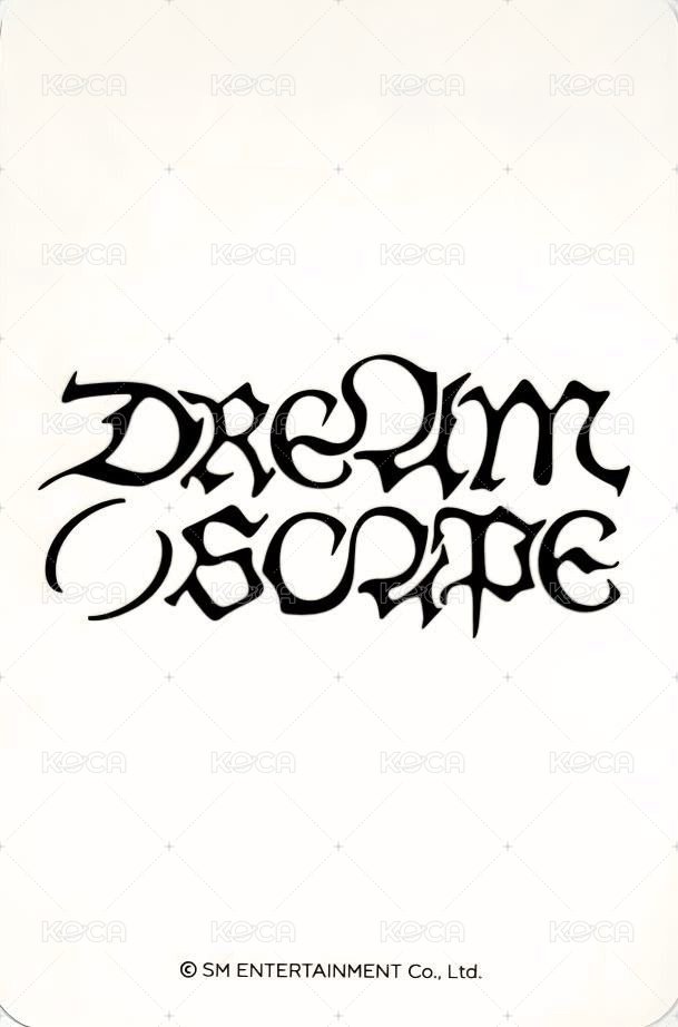 DREAM( )SCAPE mk 預售 特典卡  背面