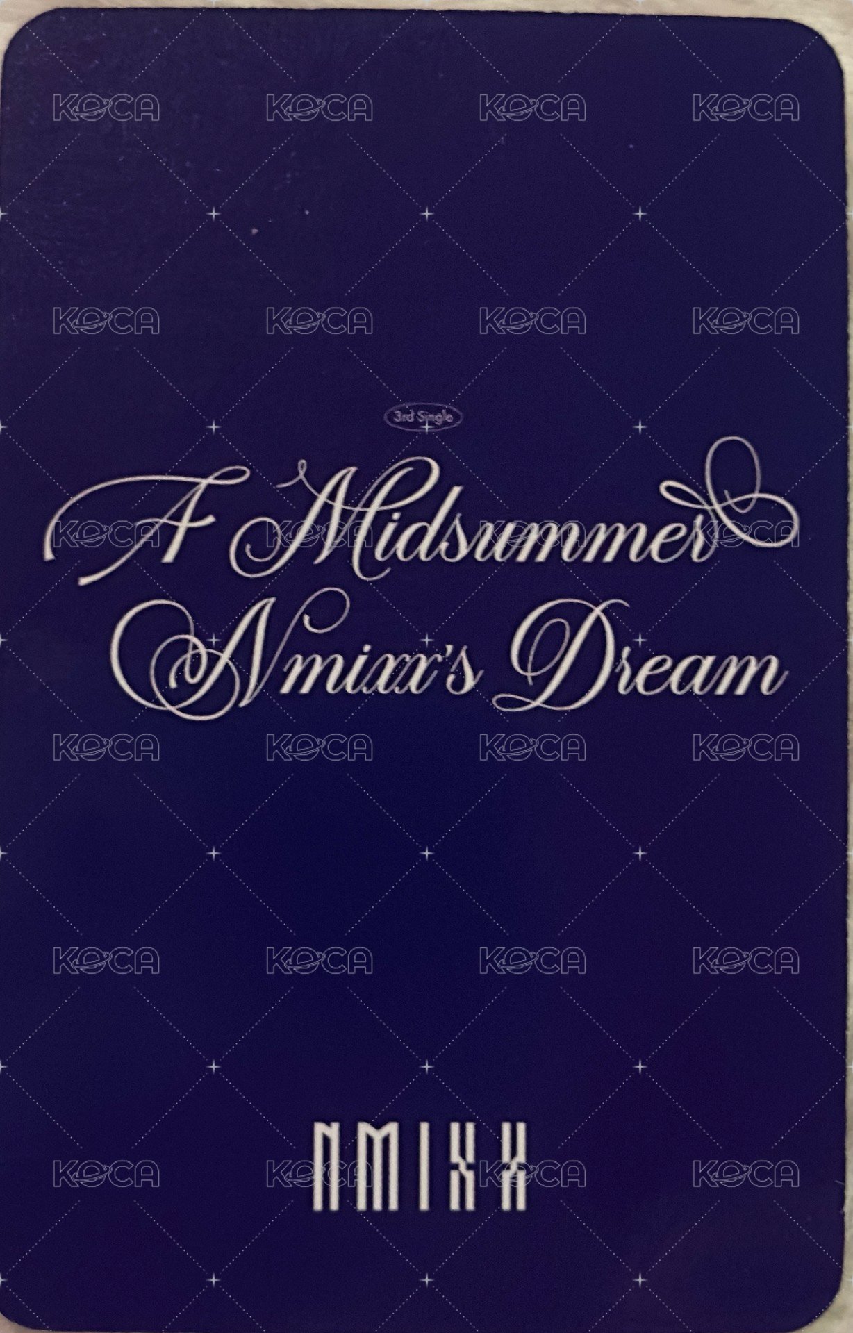 仲夏夜 am 線下 1.0 簽售卡 玲娜貝爾髮箍媛 背面