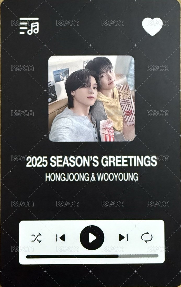 2025年曆 k4 特典卡  背面